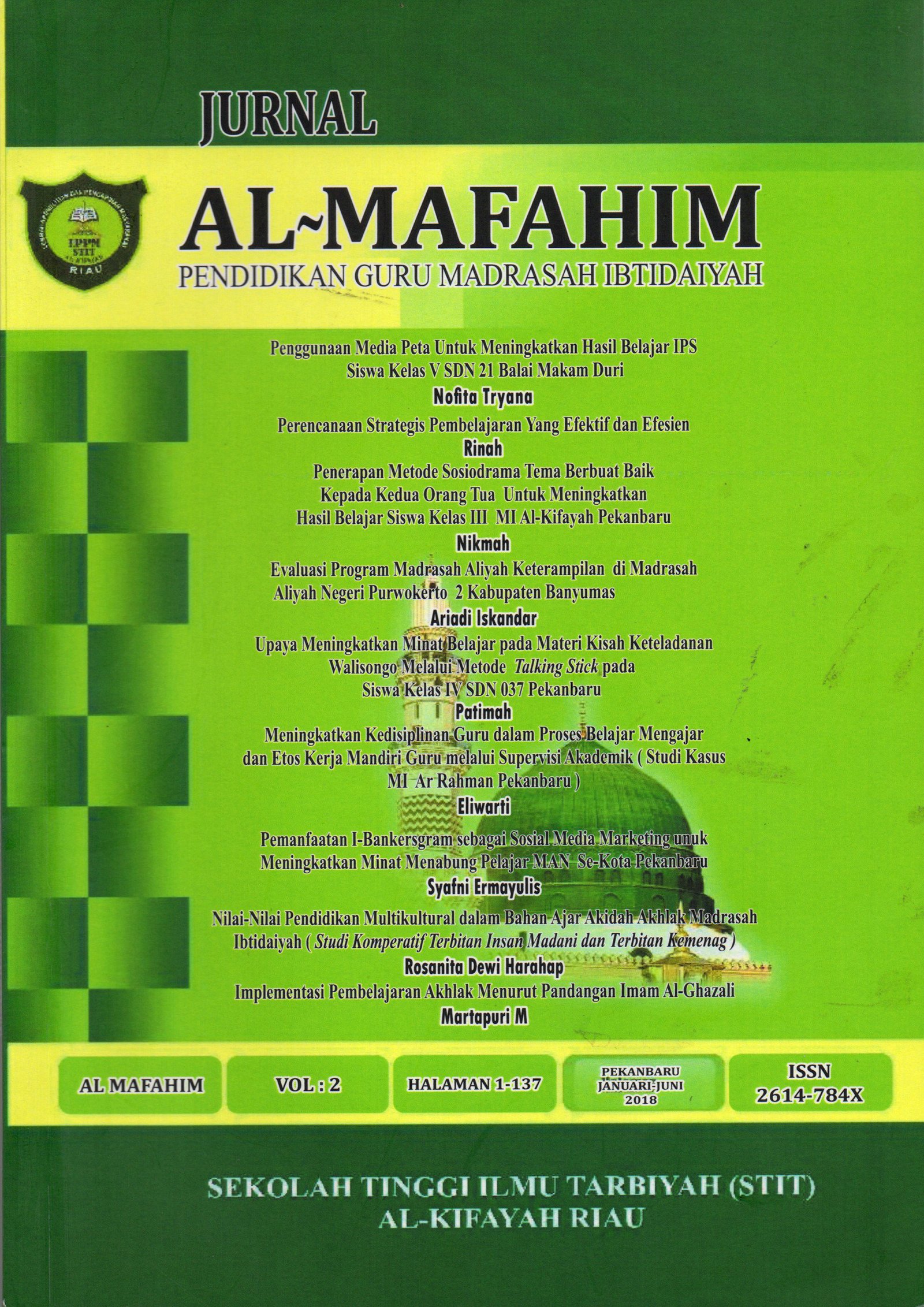 					View Vol. 2 No. 1 (2019): Al- Mafahim Februari 2019
				